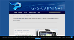Desktop Screenshot of gps-carminat.com