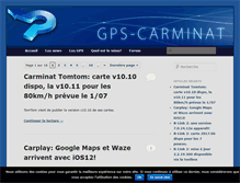Tablet Screenshot of gps-carminat.com